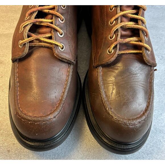 Red Wing 404 SuperSole Rubberneck Leather Soft Moc Toe Boots Size 11.5 AA main image 6
